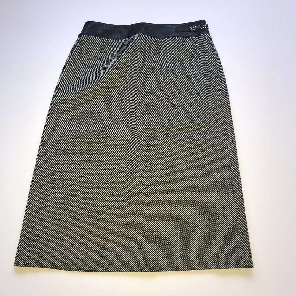 Talbots Collection wool stripe skirt size 8